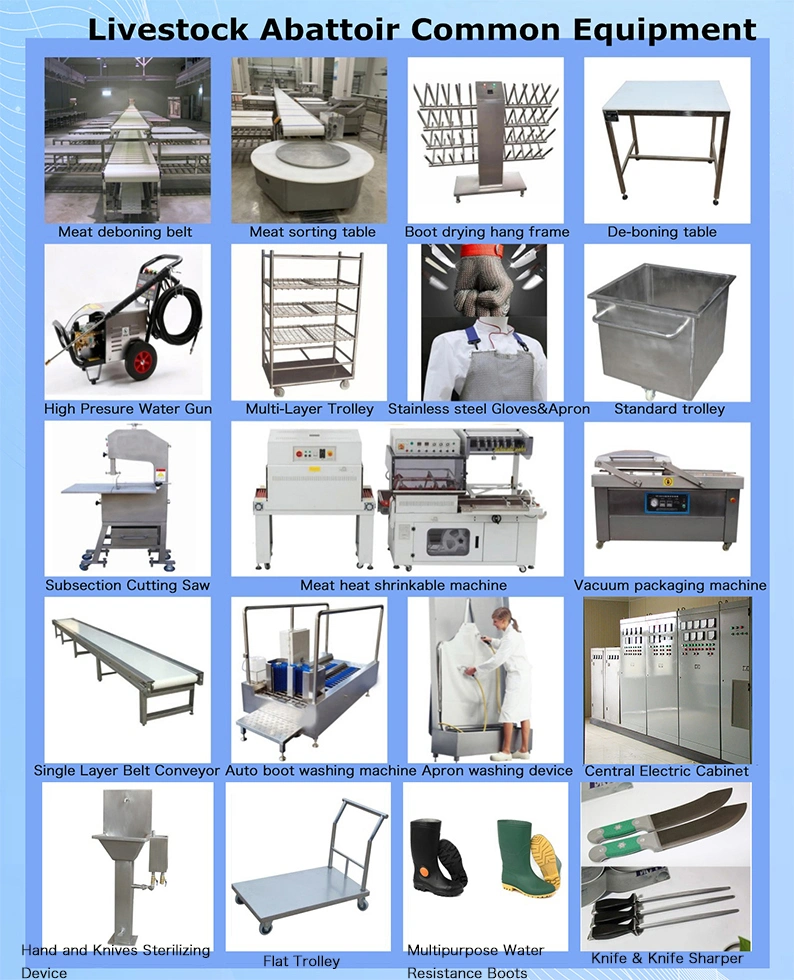 380V Durable Slaughtering Equipment Livestock Boneless and Packaging Area Slaughter Equipment for Meat Processing Machine in Slaughterhouse