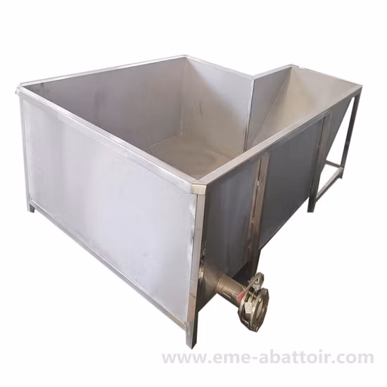 Pig Carcass Canal Type Scalding Machine Slaughtering Equipment for Big Abattoir Slaughterhouse