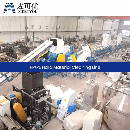 Meetyou Machinery Pet Flakes Hot Washing Machine OEM Customized Pet Bottle Recycling Equipment China High Yield PE/PP Plastic Washing Line Manufacturer