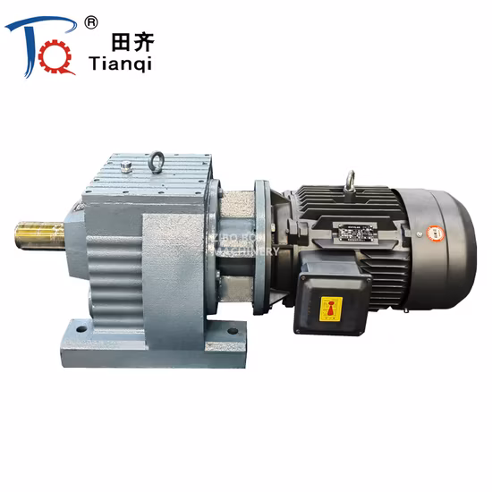 Inline Shaft Coxial Gear Reducer Reduction Gearbox Helical Geared Motor
