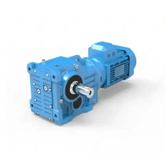 Angular Helical Gear Reducer with Hollow Output Shaft and Shrink Disc